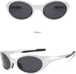 Ellipse Sunglasses Trendy Sunglasses UV400 Sun glasses UV Blocking Men Women Classic Trendy MC1202 - Image 6