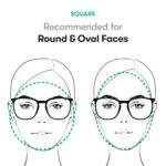 Stoggles Square Z87.1 Certified Polycarbonate Wide Fit Safety Glasses, Scratch & Shatter-Proof, Blue-Light & UV Blocking Lens, Top & Side Shields, Anti-Fog Dip Coated, Protective & Stylish Eyewear - Image 7