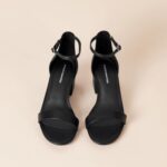 Amazon Essentials Women's Two Strap Heeled Sandals with Adjustable Ankle Strap, Padded Memory Foam Insole - Image 4