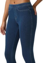 no nonsense Women’s Classic Denim Leggings, Jeggings for Women with Real Back Pockets, High Waisted Stretch Jeans - Image 4