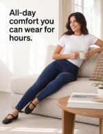 no nonsense Women’s Classic Denim Leggings, Jeggings for Women with Real Back Pockets, High Waisted Stretch Jeans - Image 6