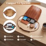 Vegan Leather Purses for Women, Faux Leather Handbags for Women, Bucket Purse, Top Handle Bag - Image 4