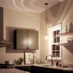 Kichler Brinley 7.75" Kitchen Pendant in Olde Bronze®, Mini Farmhouse Pendant with Clear Glass, (7.75" H x 4.75" W), 42878OZ, 1-Light - Image 6