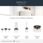 Kichler Brinley 7.75" Kitchen Pendant in Olde Bronze®, Mini Farmhouse Pendant with Clear Glass, (7.75" H x 4.75" W), 42878OZ, 1-Light - Image 8