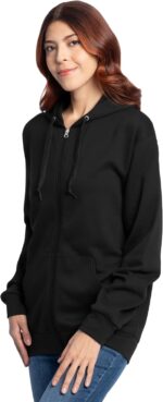 Fruit of the Loom Eversoft Fleece Full Zip Hoodie Sweatshirt - Image 5