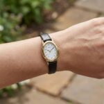 Timex Women's Cavatina Watch - TPearl Dial Gold-Tone Case - Image 3