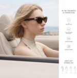 Retro Cat Eye Sunglasses for Women Polarized Sunglasses Womens Vintage Cateye Fashion Shads Trendy Style Sun Glasses - Image 5