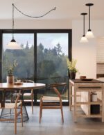 Design House 514513 Millbridge Traditional 1-Light Indoor Dimmable Mini Pendant with Alabaster Glass Shade for Kitchen island bar Bar, Oil Rubbed Bronze - Image 6