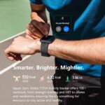 FITVII Health & Fitness Tracker (Answer/Make Calls), Smart Watch with 24/7 Heart Rate and Blood Pressure, Sleep Tracking, Blood Oxygen Monitor, 120+ Sport Modes Activity Tracker for Women Men - Image 5