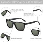 ZENOTTIC Square Sunglasses Mens Polarized: Square Sunglasses UV400 Protection - Classic Sunglass Retro Frame - Image 6