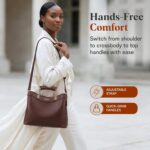 Small Vegan Leather Purses for Women, Faux Leather Handbags for women, Top Handle Handbags - Image 3