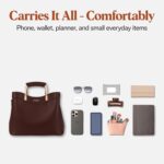 Small Vegan Leather Purses for Women, Faux Leather Handbags for women, Top Handle Handbags - Image 5