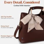 Small Vegan Leather Purses for Women, Faux Leather Handbags for women, Top Handle Handbags - Image 9