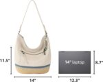 The Sak Sequoia Hobo Bag - Premium Large Leather Women's Handbag for Everyday & Travel - Durable Purse With Zipper Pocket - Image 3