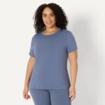 Amazon Essentials Women's Active Soft Cotton Regular Fit Crewneck Short Sleeve Lightweight Yoga Workout T-Shirt - Image 6