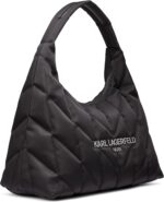KARL LAGERFELD Women's Voyage Hobo Bag With Logo - Image 3