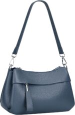 Over Earth Genuine Leather Crossbody Bags for Women Small Crossbody Handbag Shoulder Purses with 2 Detachable Straps - Image 6