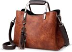 Small Vegan Leather Purses for Women, Faux Leather Handbags for women, Top Handle Handbags, Satchel Purse