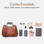 Small Vegan Leather Purses for Women, Faux Leather Handbags for women, Top Handle Handbags, Satchel Purse - Image 5