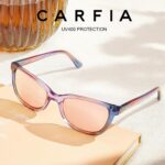CARFIA Designer Acetate Womens Polarized Sunglasses Fit Most Face Shapes Trendy Shades UV Protection Hypoallergenic Handmade - Image 5