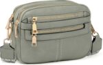 TANTOMI Crossbody Bags for Women, 6-Pockets Cross Body Purse, Vegan Leather Handbags Shoulder Bag for Travel, Gifts for Women - Image 7