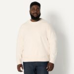 Amazon Essentials Men's Relaxed-Fit Soft Cotton Blend Textured Crewneck Pullover Sweater, Ribbed - Image 6