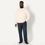 Amazon Essentials Men's Relaxed-Fit Soft Cotton Blend Textured Crewneck Pullover Sweater, Ribbed - Image 7
