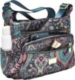 Pealwel Women Shoulder Handbag Roomy Multiple Pockets Bag Ladies Crossbody Purse Tote Top Handle Satchel - Image 4