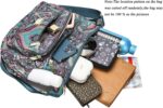Pealwel Women Shoulder Handbag Roomy Multiple Pockets Bag Ladies Crossbody Purse Tote Top Handle Satchel - Image 5