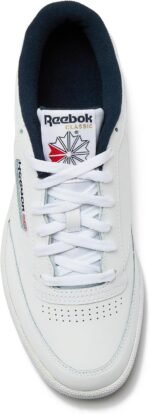 Reebok Club C 85 Mens Tennis Shoes, Casual Fashion White Sneakers for Men - Image 4