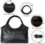 KOGTLA Medium Vegan Leather Purses for Women with Detachable Satchel Strap, Ladies Handbags, Tote Hobo Bags with Two-Handle - Image 4