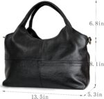KOGTLA Medium Vegan Leather Purses for Women with Detachable Satchel Strap, Ladies Handbags, Tote Hobo Bags with Two-Handle - Image 5