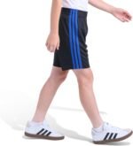 adidas Boys' 3-Stripe Mesh Athletic Shorts - Image 2