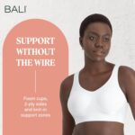 Bali Women's Wireless Bras for Women - Comfort Revolution Wireless Bra - Adjustable & Supportive - Plus Size Women - Image 4