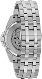 Bulova Men's Classic Sutton 3-Hand 21-Jewel Automatic Watch, 42 Hour Power Reserve, Skeleton Dial, Luminous Hands, 100M Water Resistant, 43mm - Image 3