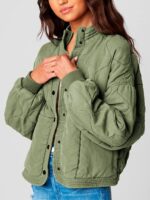 Blank NYC Drop Shoulder Quilted Jacket - Image 3