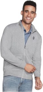 Skechers Men's The Hoodless Hoodie Go Walk Everywhere Full Zip Mock Neck Jacket - Image 4