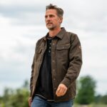 Legendary Whitetails Mens Flannel Lined Shirt Jacket Waxed Cotton Water Resistant Shacket - Image 3