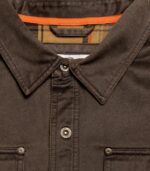 Legendary Whitetails Mens Flannel Lined Shirt Jacket Waxed Cotton Water Resistant Shacket - Image 6