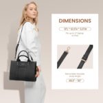 LOVEVOOK Purse for Women Leather Tote Bag Purse and Handbags, Satchel Shoulder Crossbody Top Handle Bags with Zipper - Image 5