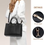 LOVEVOOK Purse for Women Leather Tote Bag Purse and Handbags, Satchel Shoulder Crossbody Top Handle Bags with Zipper - Image 6