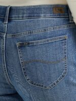Lee Women's Plus Size Ultra Lux Comfort With Flex Motion Straight Leg Jeans - Image 4