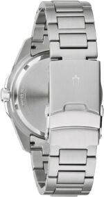 Bulova Men's Marine Star 'Series B' Stainless Steel 3-Hand Calendar Quartz Watch, Black Dial Style: 98B203 - Image 3