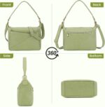 KOGTLA Crossbody Purses for Women with Adjustable Strap, Ladies Medium Vegan Leather Shoulder Bags, Hobo Handbags - Image 3