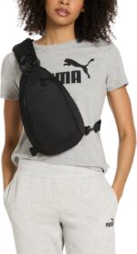 PUMA Women's Myriad Sling, Sporty Hands-Free Bag with Reversible Strap & Dual Compartments, Grey Sky/Snow Mountain Blue, One Size - Image 4