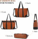 KOGTLA Large Vegan Leather Purses for Women with Detachable Shoulder Strap, Ladies Satchel Handbags, Hobo Tote Bags - Image 3