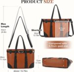 KOGTLA Large Vegan Leather Purses for Women with Detachable Shoulder Strap, Ladies Satchel Handbags, Hobo Tote Bags - Image 4