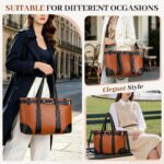 KOGTLA Large Vegan Leather Purses for Women with Detachable Shoulder Strap, Ladies Satchel Handbags, Hobo Tote Bags - Image 6