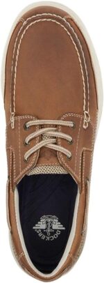 DOCKERS Mens Beacon Classic Leather Boat Shoes with Stain Defender - Image 3
