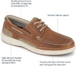 DOCKERS Mens Beacon Classic Leather Boat Shoes with Stain Defender - Image 4